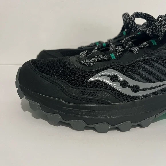Saucony Excursion TR Trail Hiking Shoes S10668-10 Black/Mint Women's Size 9.5 - Picture 7 of 14